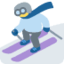 Skier Twitter/X emoji