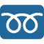 Double curly loop Twitter/X emoji