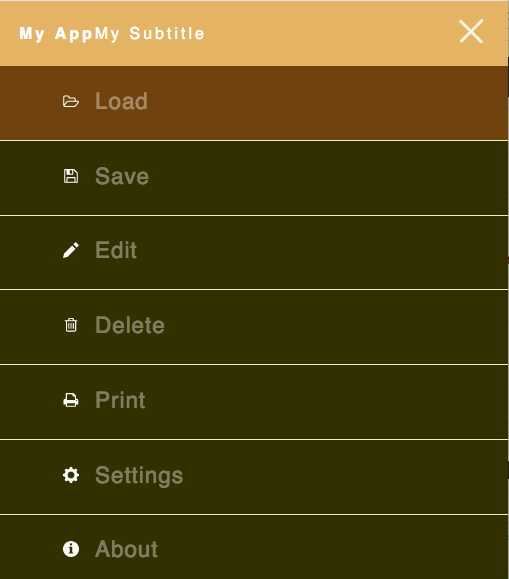 Mobile View of WebApp