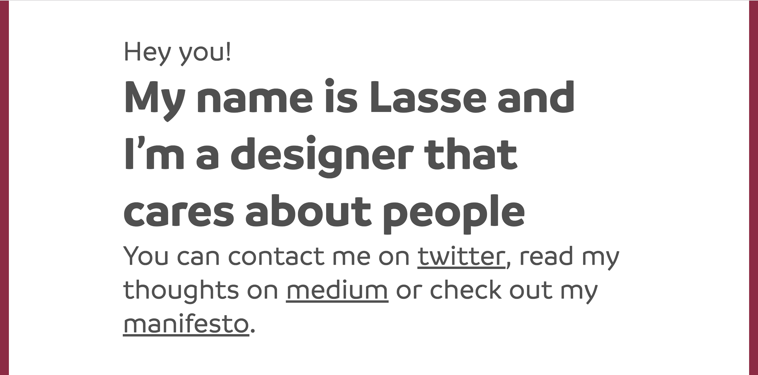 Screenshot of http://lassediercks.de
