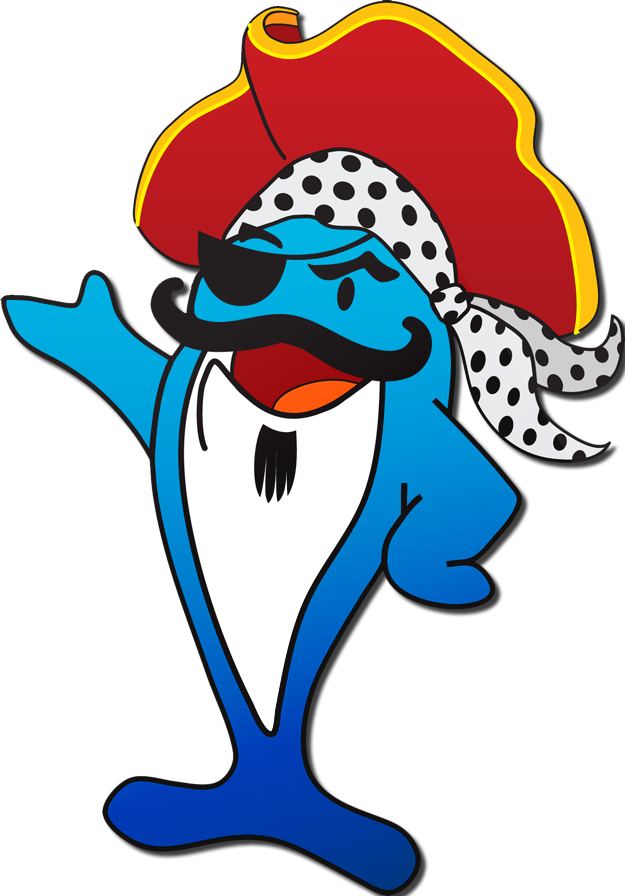 [picture of a tuna in pirate costume]