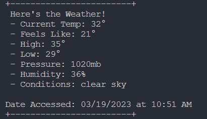 Image of weather-cli-example