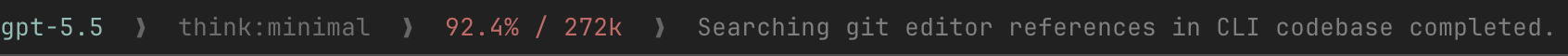pi-bar with high context usage