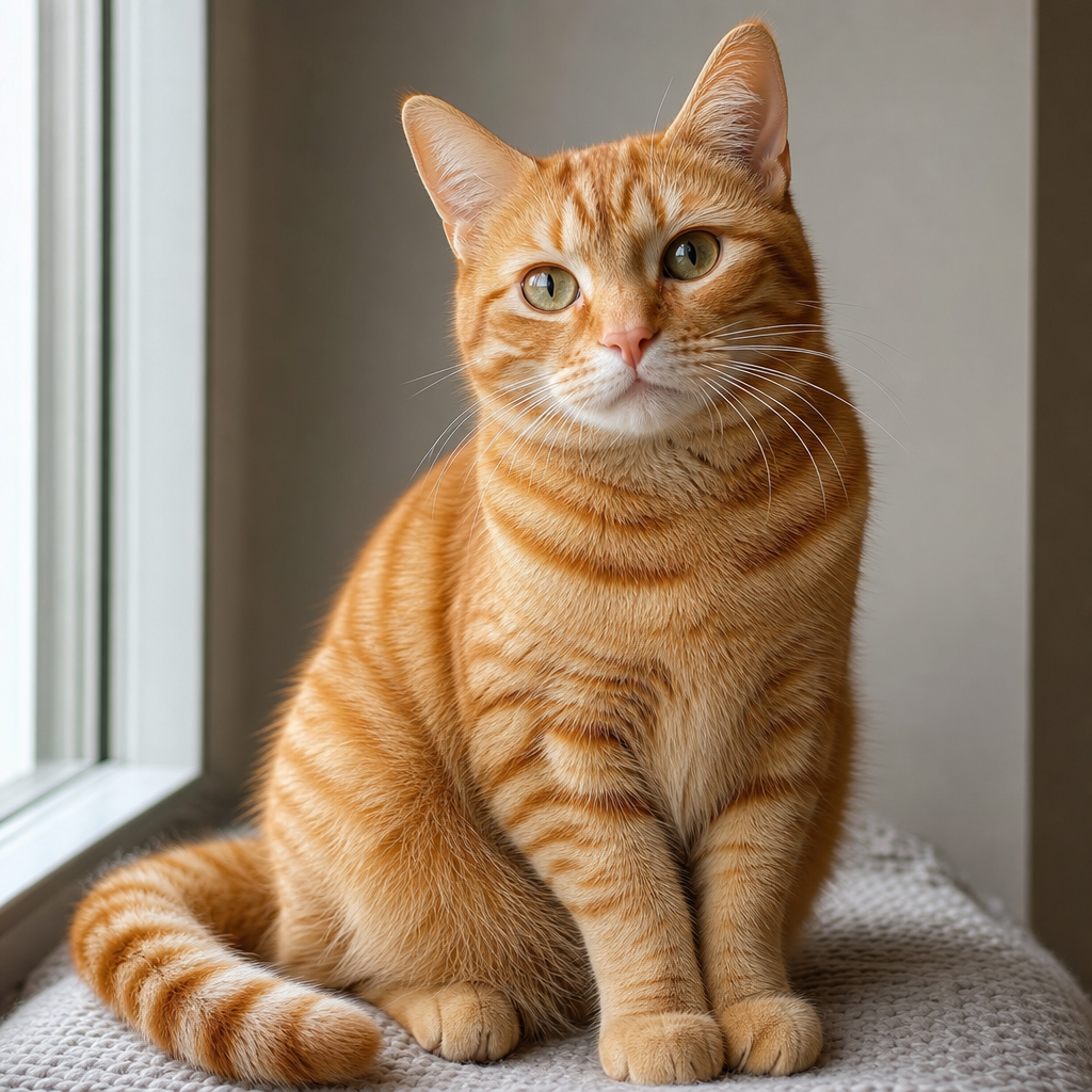 Generated orange cat