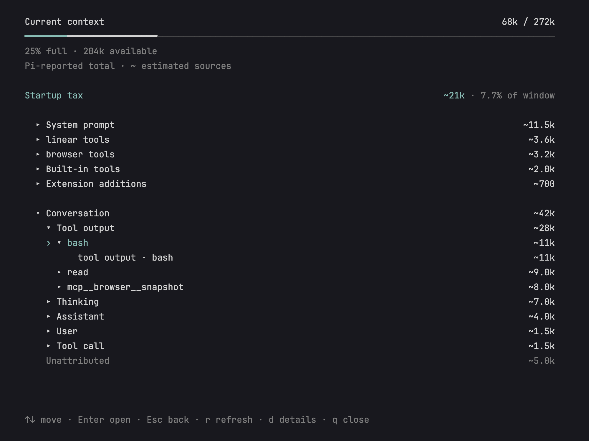 Conversation expanded through a tool's results