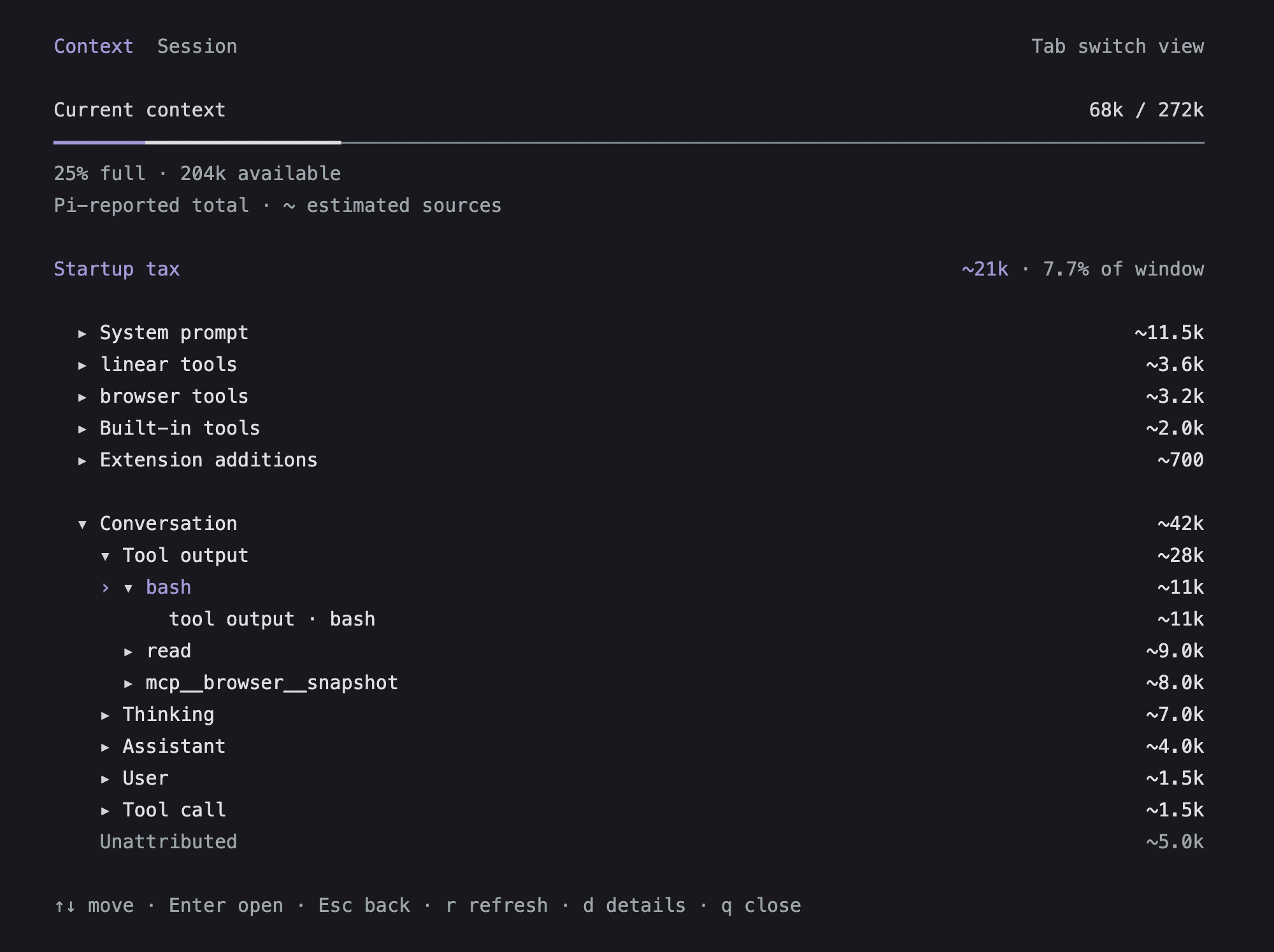 Conversation expanded through a tool's results