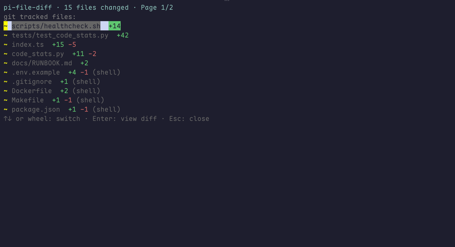 pi-file-diff file browser