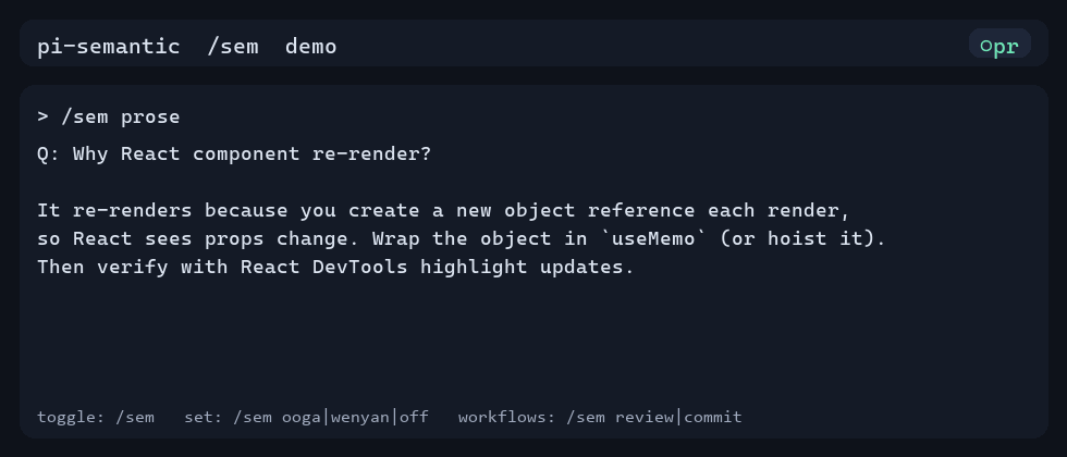pi-semantic demo