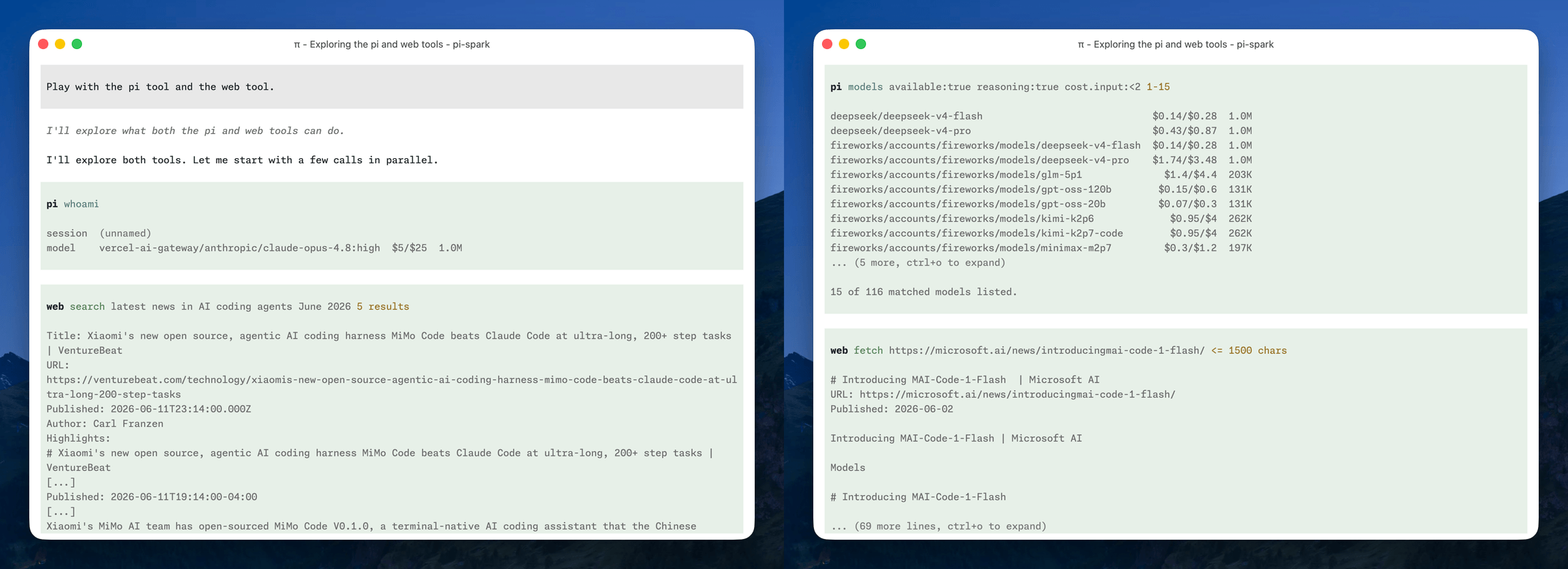 Agent tools