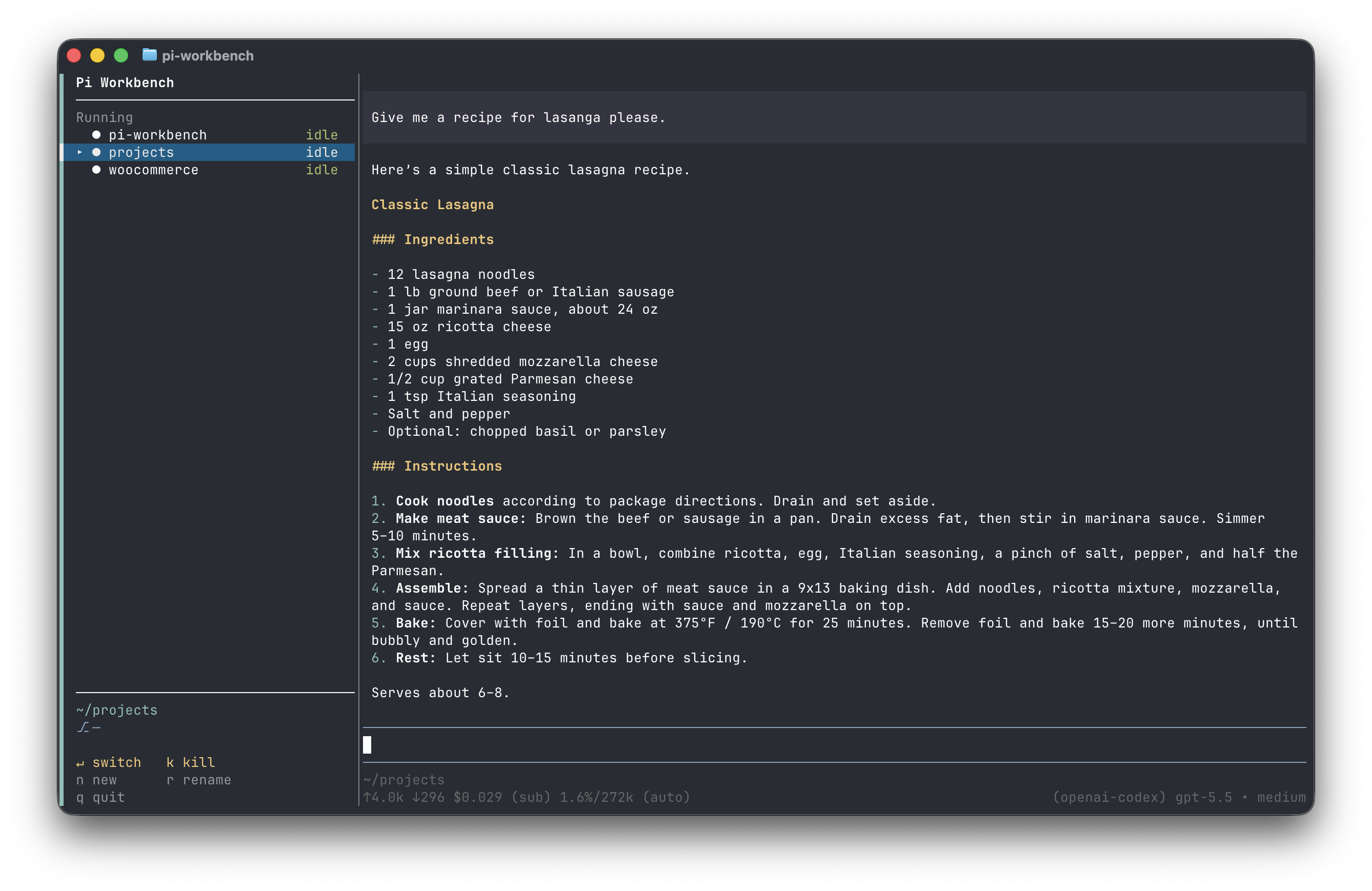 pi-workbench screenshot