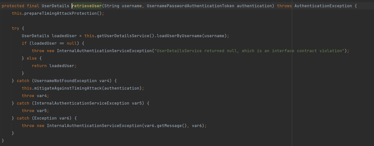 DaoAuthenticationProvider-retrieveUser