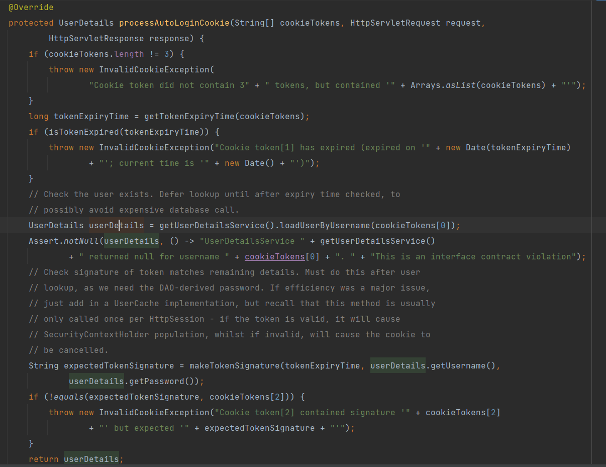 TokenBasedRememberMeServices-processAutoLoginCookie