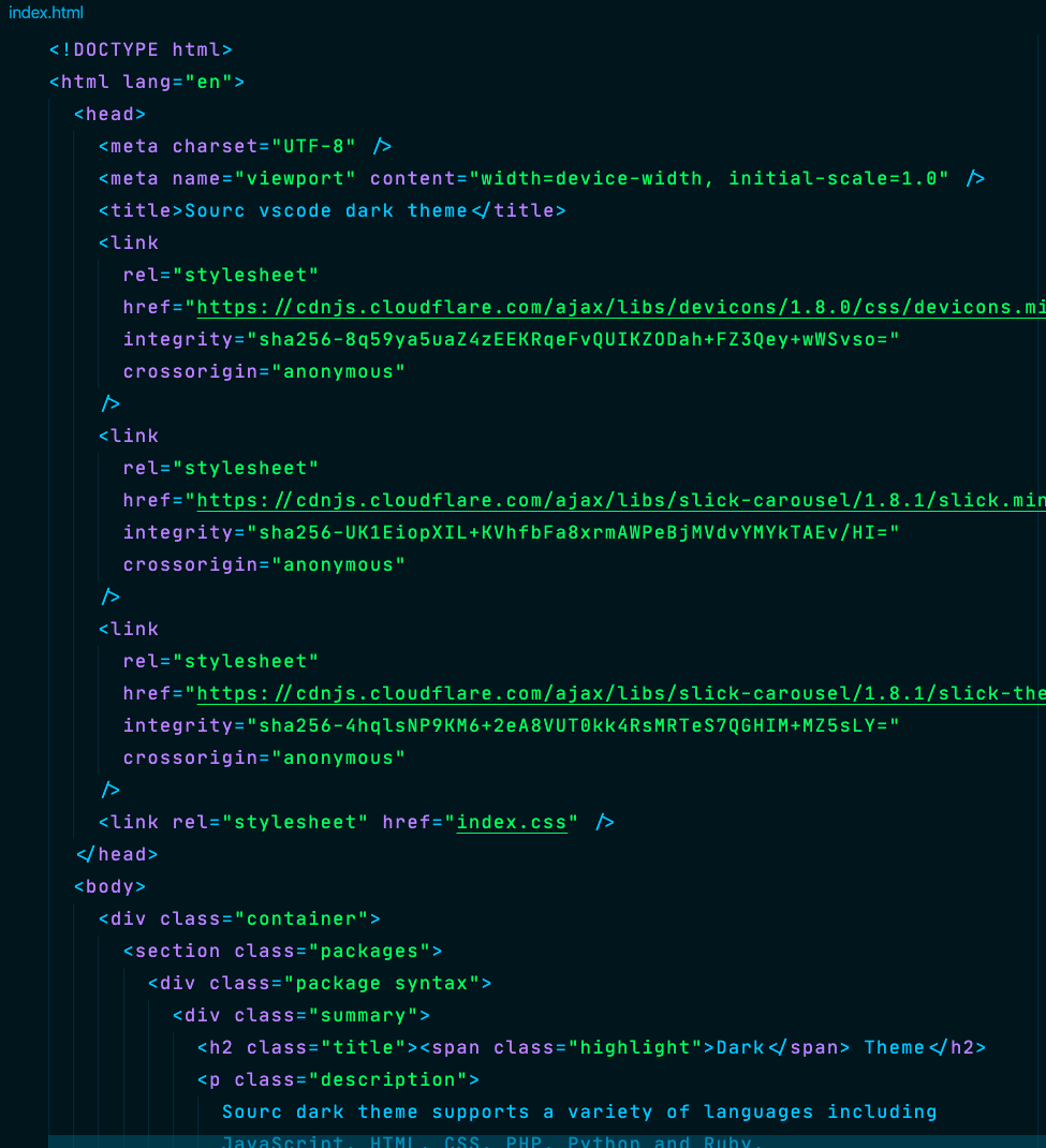 html Syntax