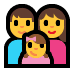 Эмодзи 👨‍👩‍👧 Windows