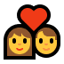 Эмодзи 👩‍❤️‍👨 Windows
