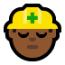Эмодзи 👷🏾 Windows