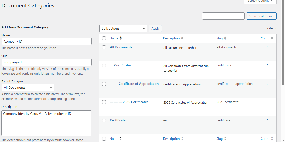 **Frontend Verification Portal:** The beautiful, responsive search interface deployed easily via shortcode.