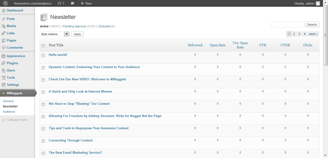 General Screenshot.