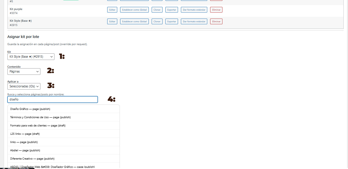 **Bulk Assignment Tool:** Apply styles massively.