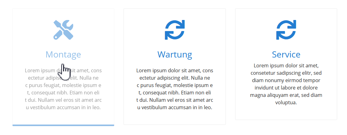 "About our Service" on site default layout - Move Over