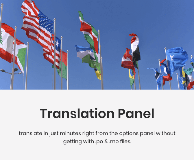 Overlay Navigation menu sidebar.