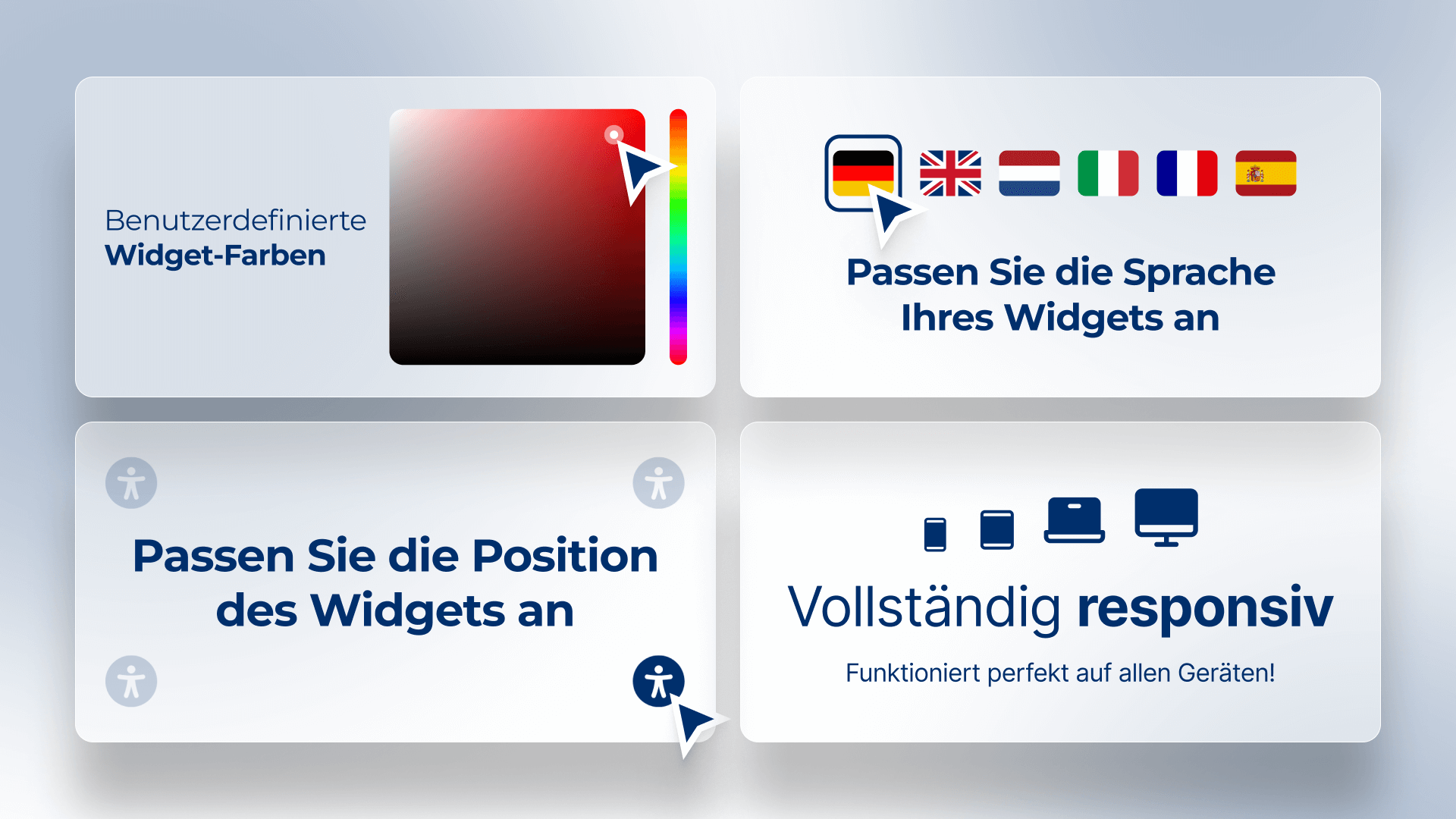 **Übersicht der wichtigsten der Funktionen**