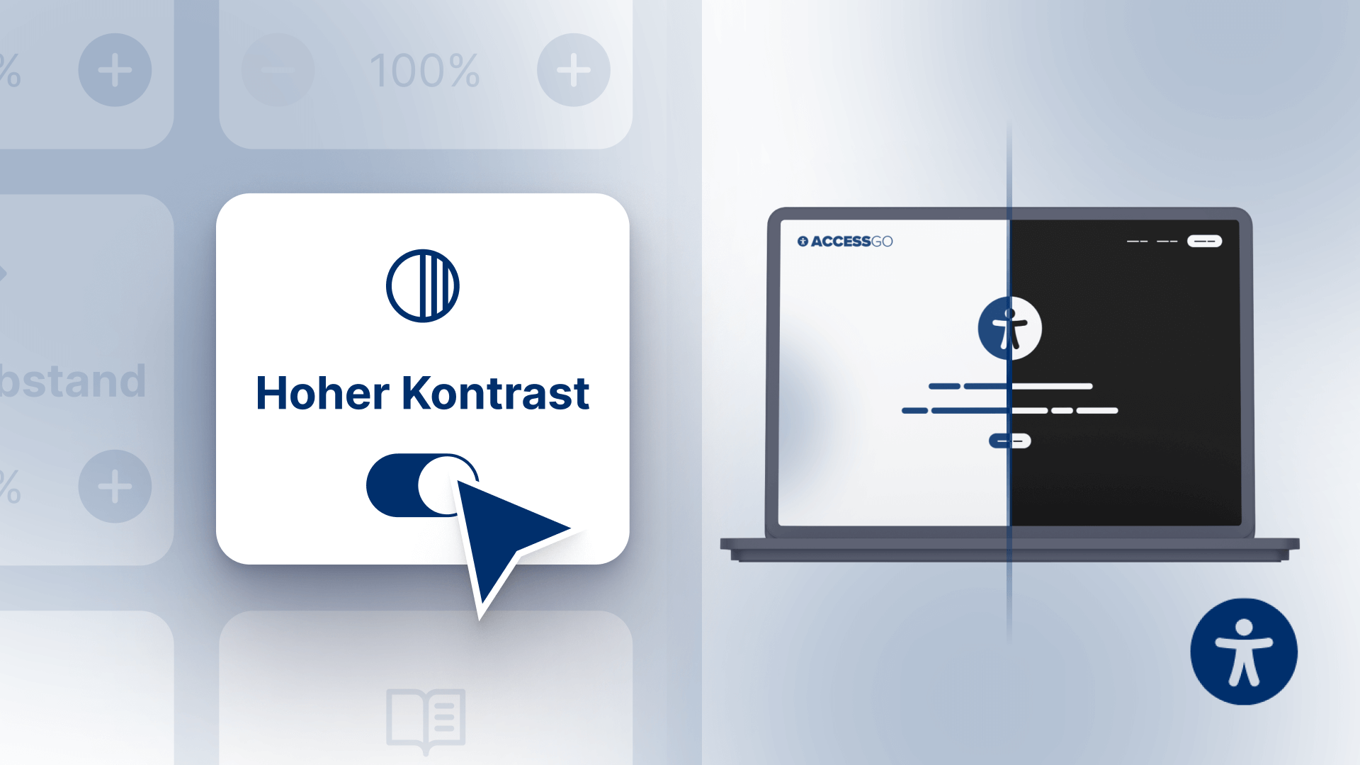 **Beispiel der Funktionen:** Kontraständerung