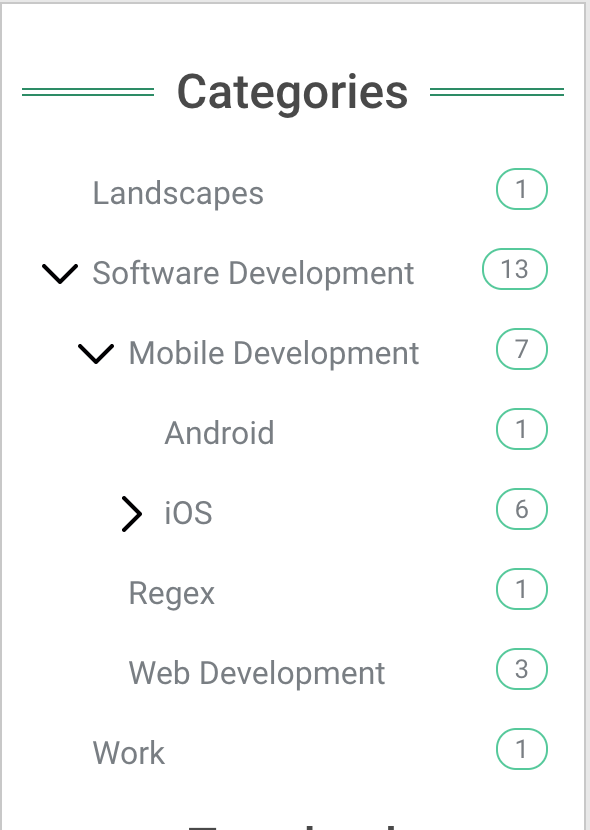 Widget appearance.