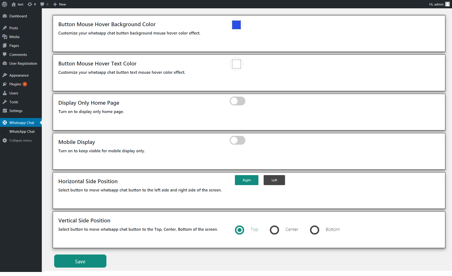 Whatsapp Setting part 2