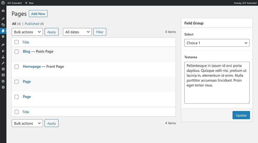 Post Type List Location