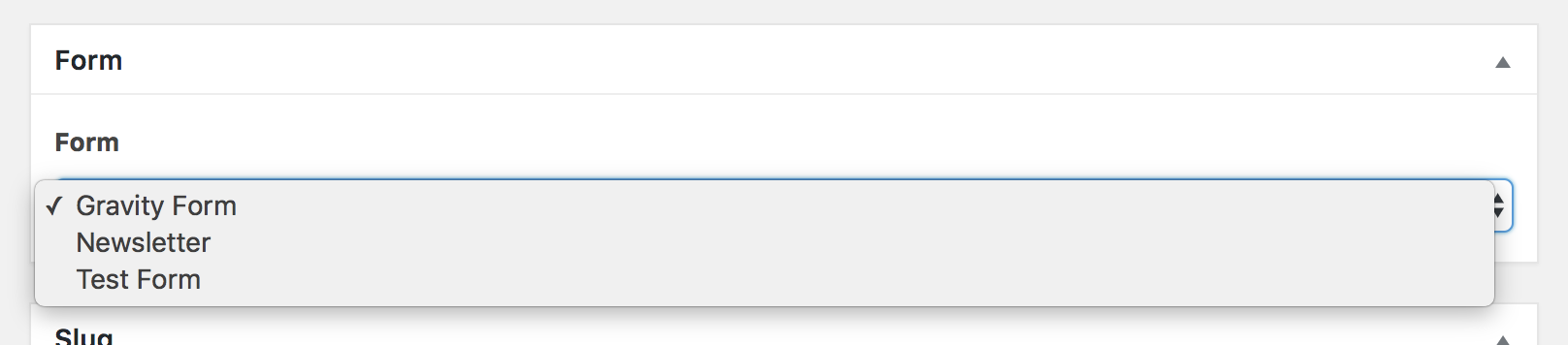You can select all your Gravity Forms.