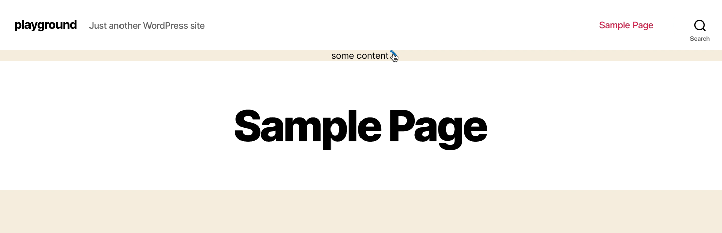 Click the pencil edit icon near your field's frontend content.