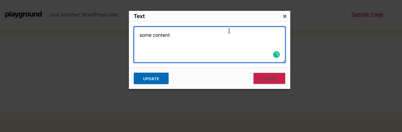 Review the existing content.