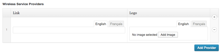 Shows the qTranslate Text and Image fields.