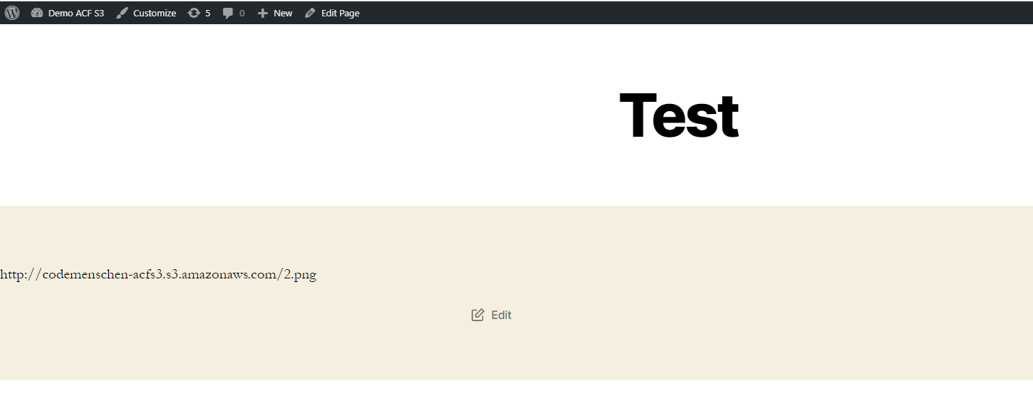 Demo show in frontend