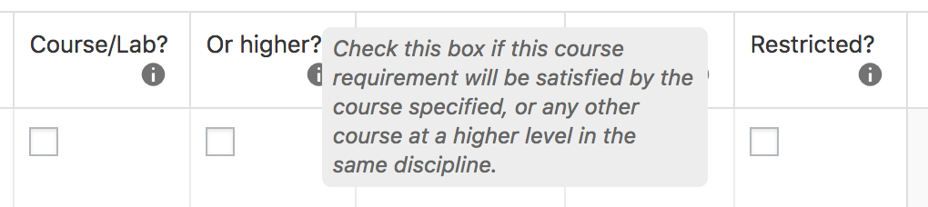 Simple tooltip on an ACF Repeater field group.