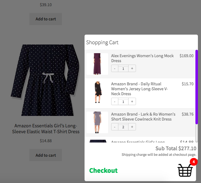 ACL Floating Cart for WooCommerce.