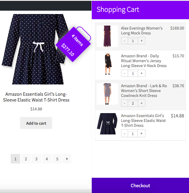 ACL Drawer Cart Template for WooCommerce.