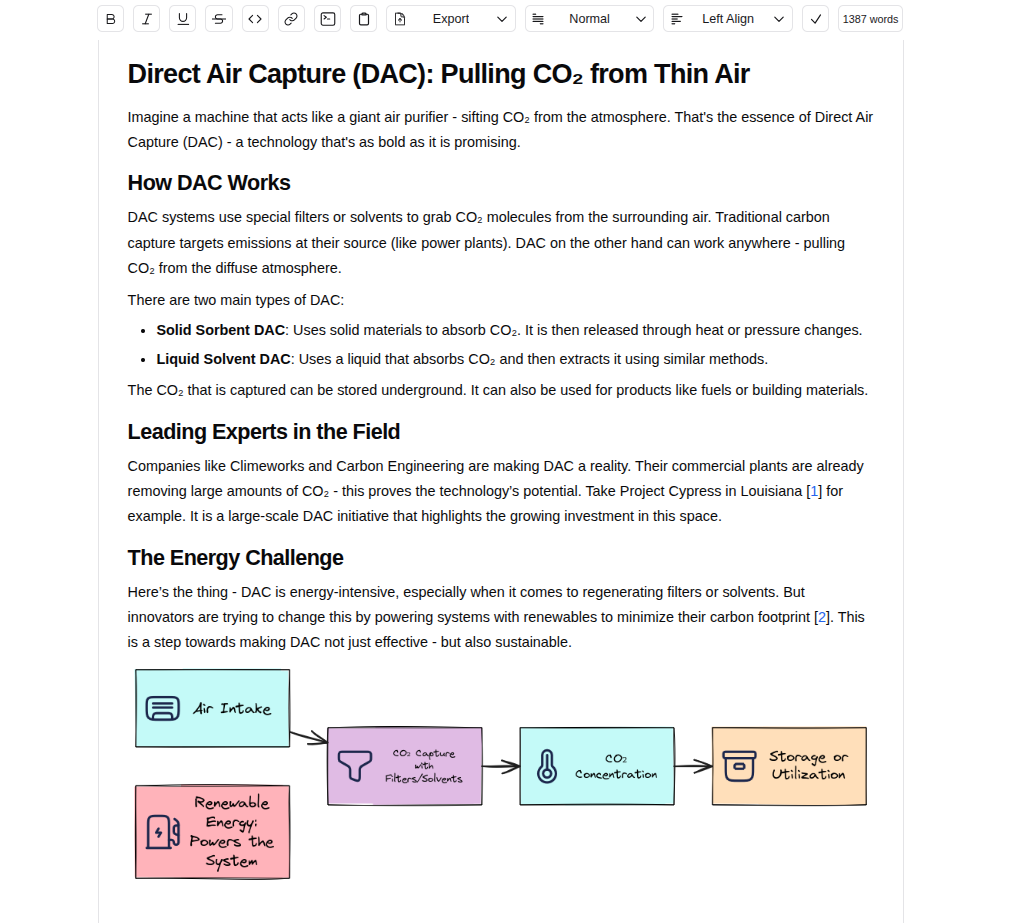 Auto-publishing configuration panel
