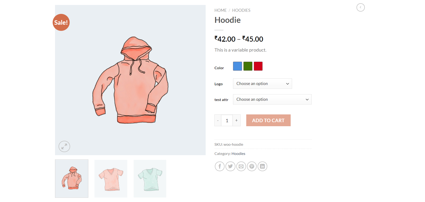 Image Swatches Frontend