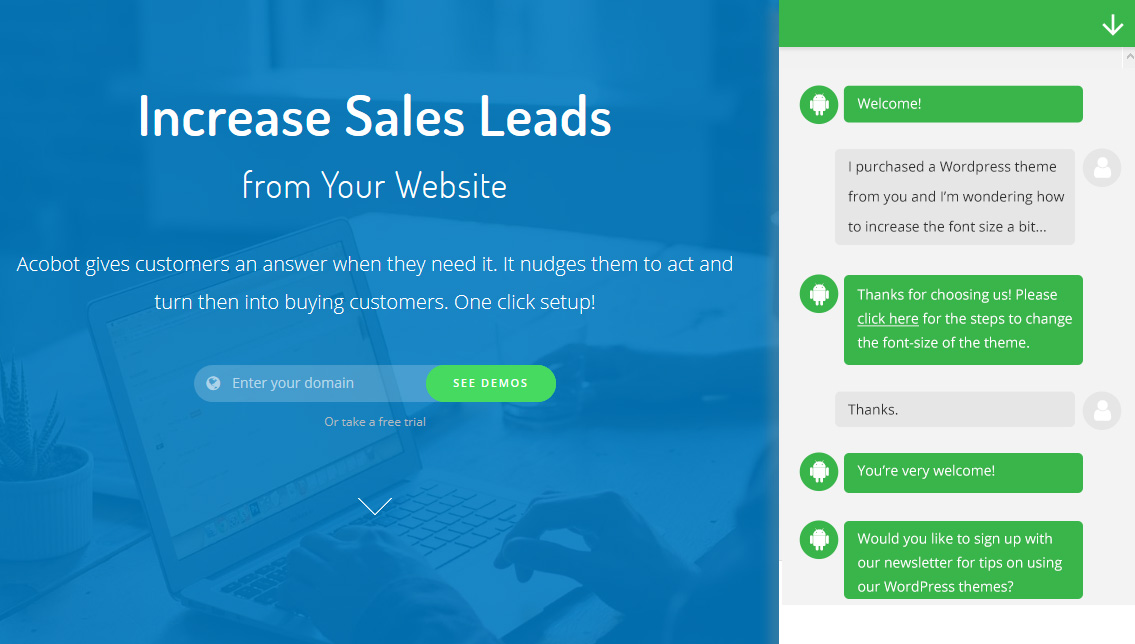 Increasing sales leads