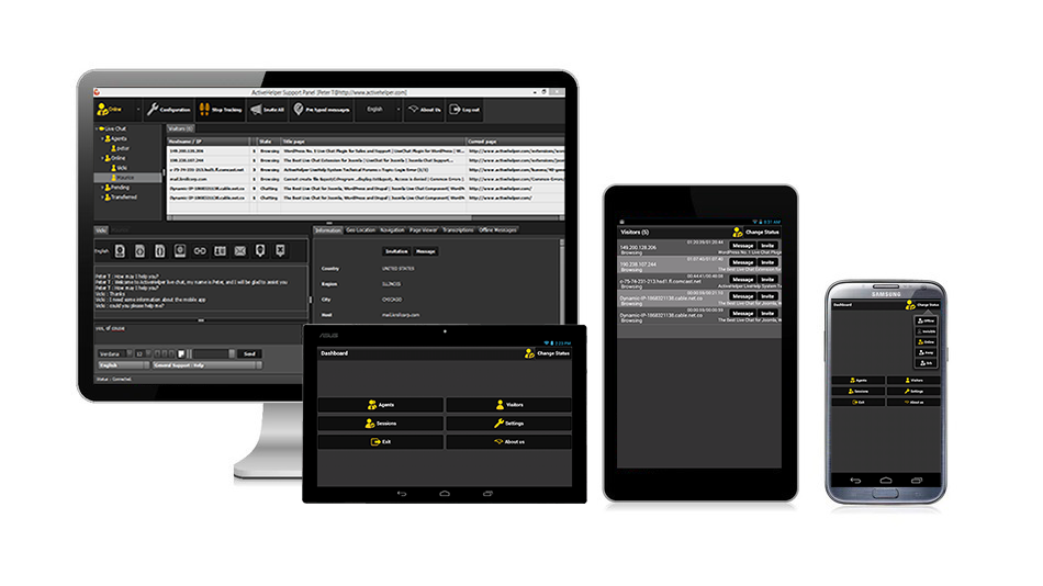Support Panel Multi Platform ( Windows, MAC, IOS, Android)