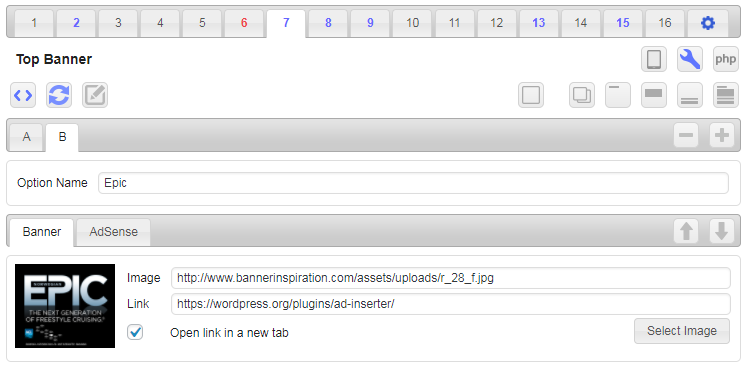 Code preview with visual CSS editor - highlighted code