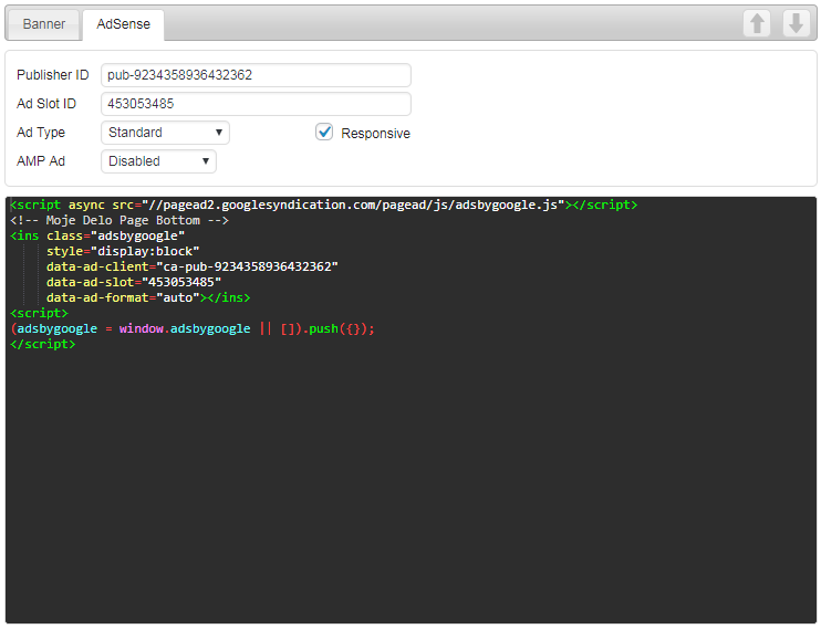 Visualization of positions for automatic insertion in post