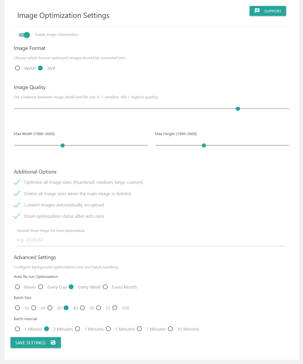 Image Optimization (Pro)