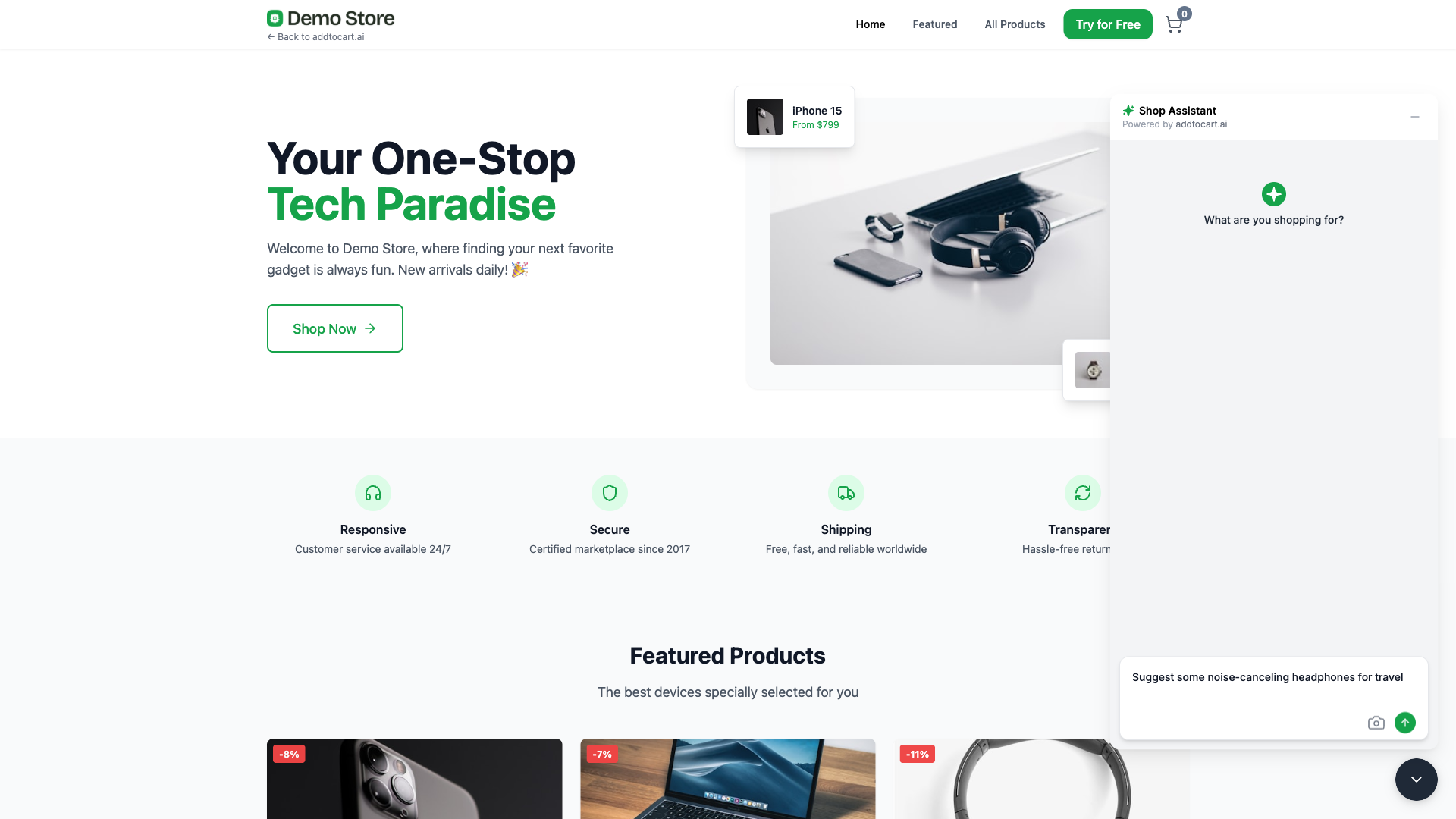 Shopping list mode for quick bulk additions