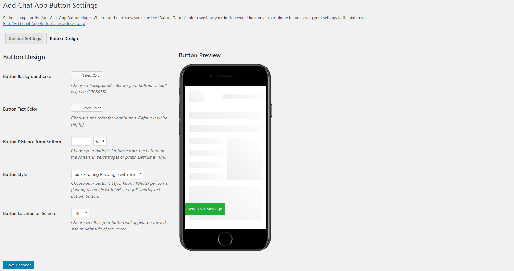 The "General Settings" tab in the plugin settings page