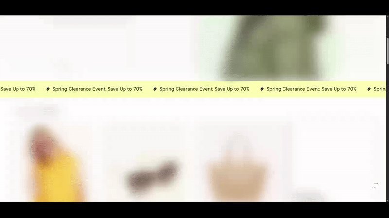 Marquee For Special Offer.