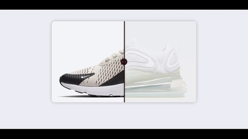 After Before Image or Product Image Comparison.