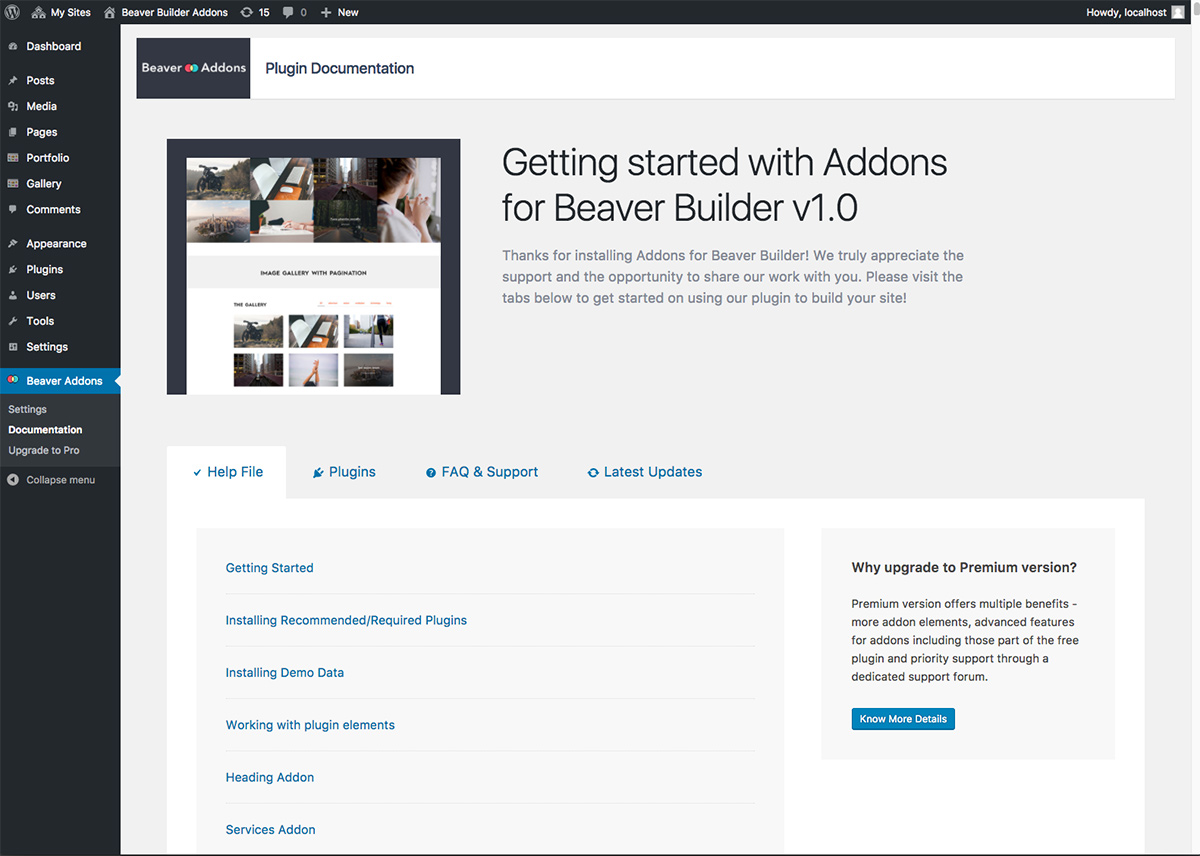The Livemesh Addons for Beaver Builder plugin documentation.